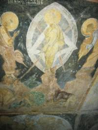 Сцената на Преображение Господне, която може да се види и в старата черква в Добърско
