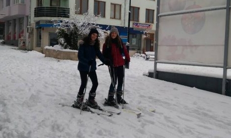 В Петрич видяха снегорин за първи път