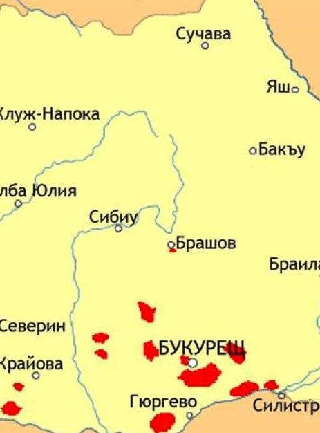 В началото на ХХ в. българите имат сериозно присъствие в 26 града и 160 села на север от Дунав